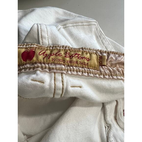 Apple Bottom | 15/16 | Capri denim Jeans Studded Gold Cropped Pant Palm Tree - Picture 5 of 6